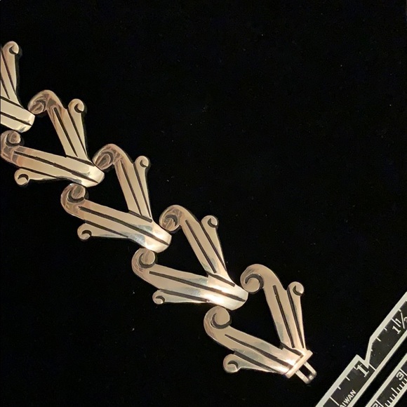 Sterling silver link bracelet